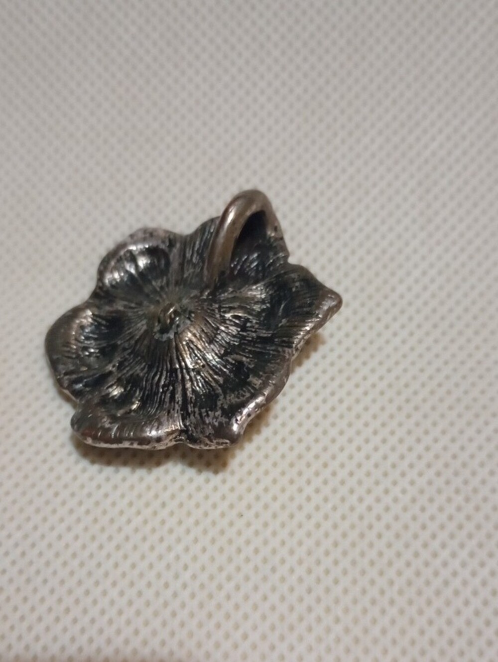 Silver Floral Statement Pendant - Women Accessories - Picture 3 of 3